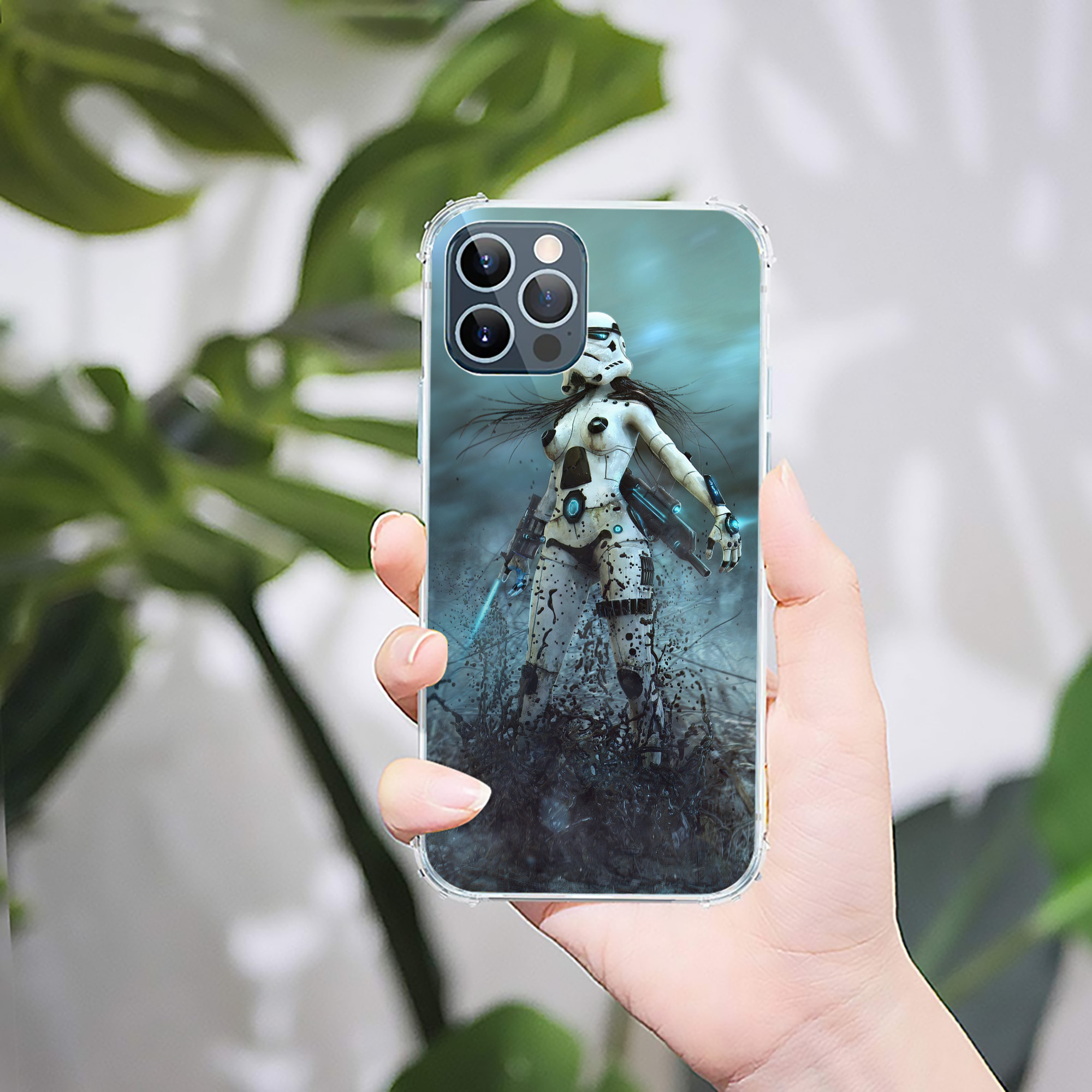 （画像用） スター・ウォーズ Star Wars 【iPhone 12シリーズ対応】透明スマホケース（クリアソフトケース）